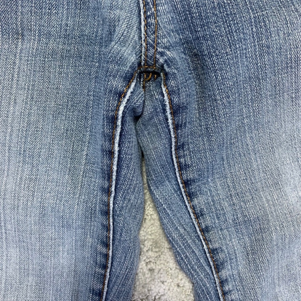 Vintage Arizona Jean Co Jeans Womens Size 5 Boot Cut Distressed Light Wash Denim - Picture 4 of 16